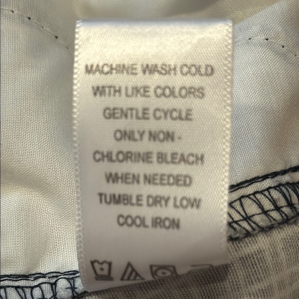 Navy and White Flat Front Bermuda Shorts - Picture 4 of 5